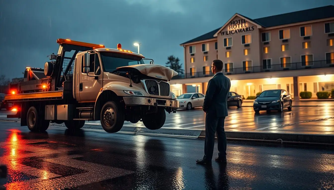 Holowanie, parking i hotel nie powinny zniknąć